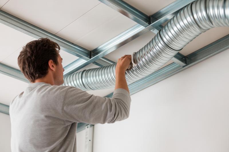 Montaż kanałów wentylacyjnych w domu jednorodzinnym w Grudziądzu